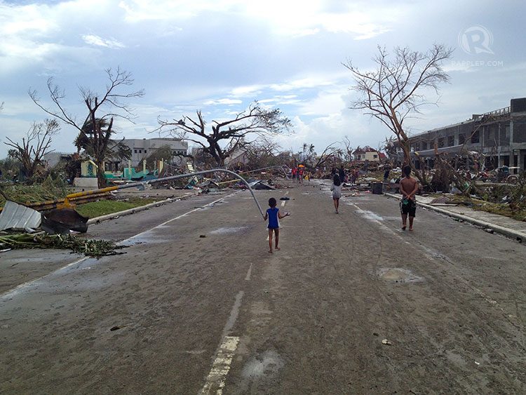 DESTRUCTION. San Jose, Tacloban City.