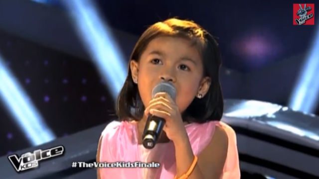 LYCA. The winner of 'The Voice Kids' Philippines winner is only 9 years old. Screengrab from YouTube