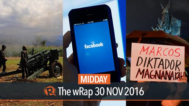 Maute retreats, Anti-Marcos burial rally, Facebook apology | Midday wRap
