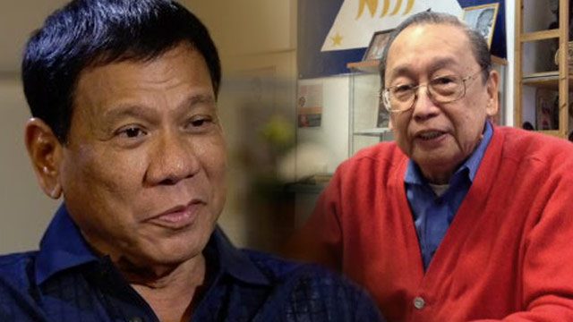 ‘Duterte is No. 1 terrorist in the Philippines’ – Joma Sison