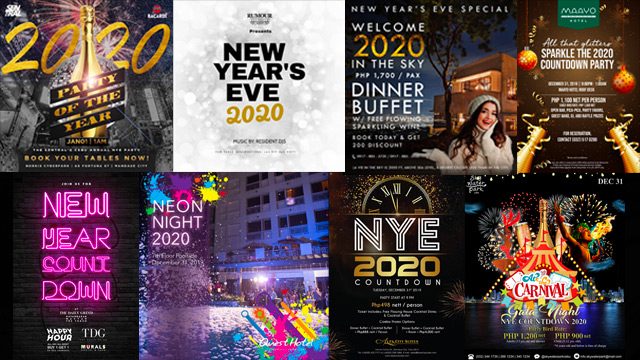 LIST: Where to celebrate New Year’s Eve in Metro Cebu