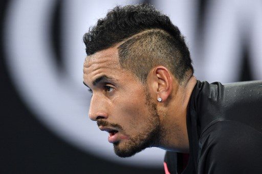 Kyrgios fined for outburst at spectator in win against Silva