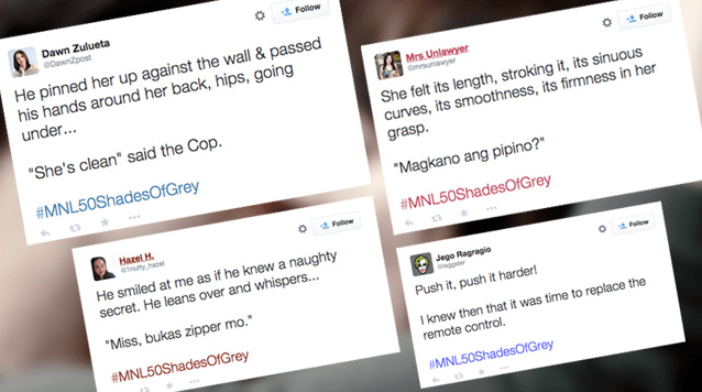 Netizens get witty with #MNL50ShadesOfGrey