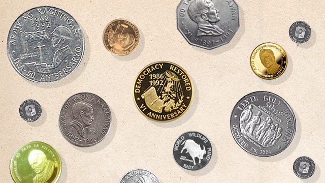 BSP to demonetize commemorative coins from 1974 to 1994