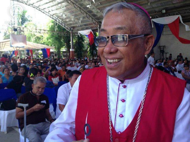 'MORAL BASIS.' The National Transformation Council sees the support of bishops, such as Lipa Archbishop Ramon Arguelles (in photo), as a 'moral basis' for their movement. Photo by Paterno Esmaquel II/Rappler 
