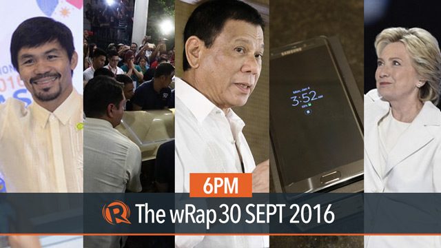 Duterte on Hitler, Miriam Santiago, Samsung Note 7 | 6PM wRap