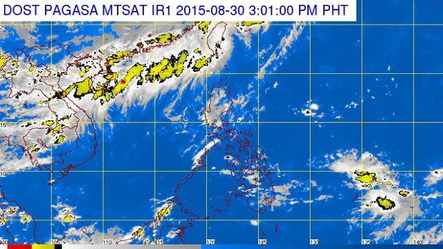 Cloudy Monday for Central Luzon, Quezon province