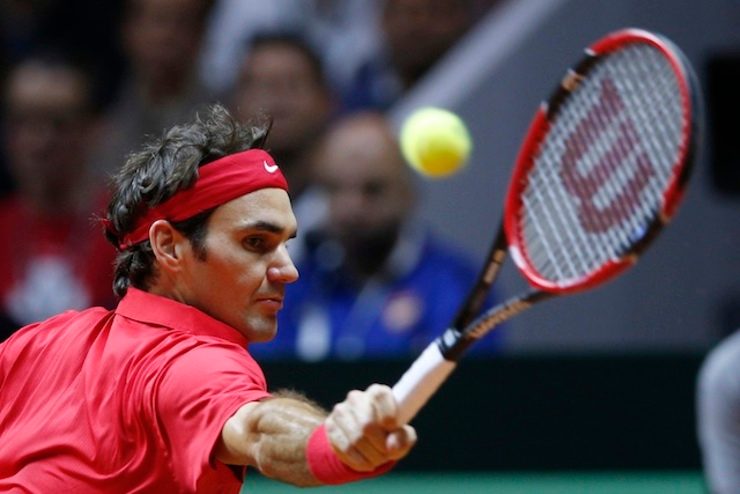 Tears of joy for Federer as Swiss win Davis Cup