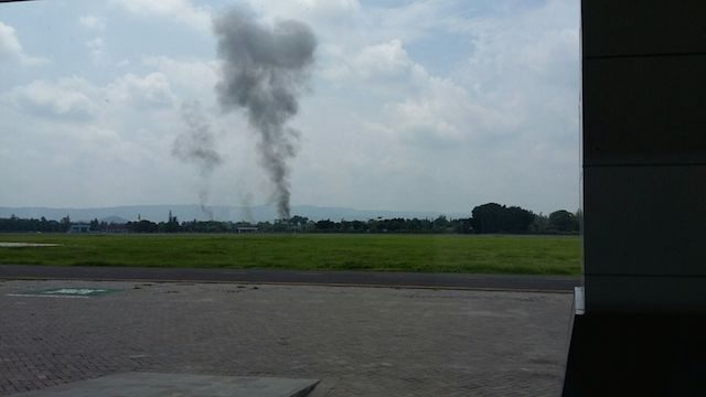 Pesawat TNI AU jatuh saat akrobat di Yogyakarta, dua pilot tewas