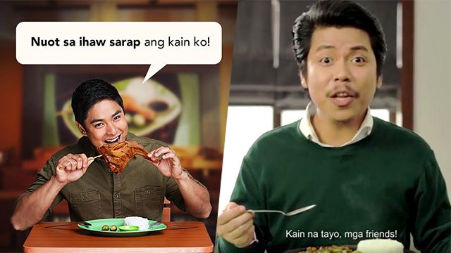 The campaigns for the Mang Inasal "Oks na Oks" Chicken Inasal and the Mang Inasal Sizzling Meaty Sarap Pork Sisig featured actor Coco Martin and comedian Empoy Marquez 