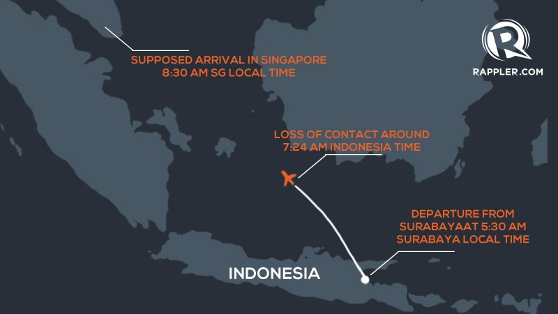 Teka-teki kondisi terakhir pesawat Air Asia QZ8501