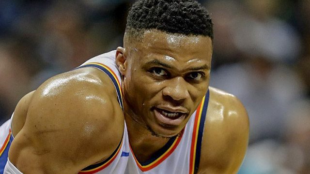 Russell Westbrook injury scare as Thunder roll to fifth win