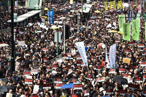 Huge Hong Kong rally kicks off as public anger boils