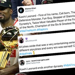 ‘We the champs:’ Twitter users go wild after Raptors’ historic NBA title