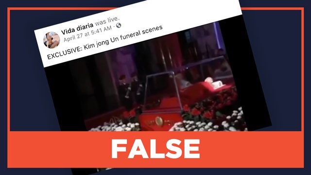FALSE: Video of Kim Jong Un’s funeral