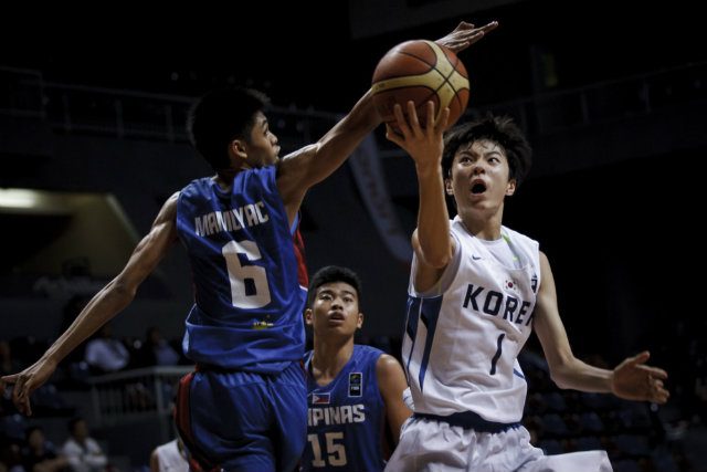 Korea trips Batang Gilas in FIBA Asia U16