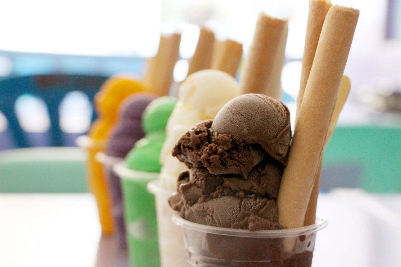 I SCREAM. Try all the flavors your want for as low as 10 pesos for two scoops. 