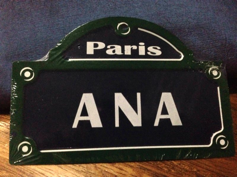 FINDING MYSELF. Finding 'Ana' in Paris. Photo by Ana Santos