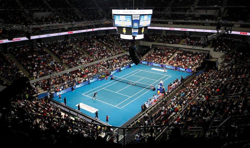 MEETING VENUE. The Mall of Asia Arena in Pasay City can accommodate 15,000 to 20,000 people. Pope Francis' request for 'eye contact' will limit the number of people allowed in the MOA Arena during the Pope's meeting with families in January 2015. File photo by Ritchie B. Tongo/EPA