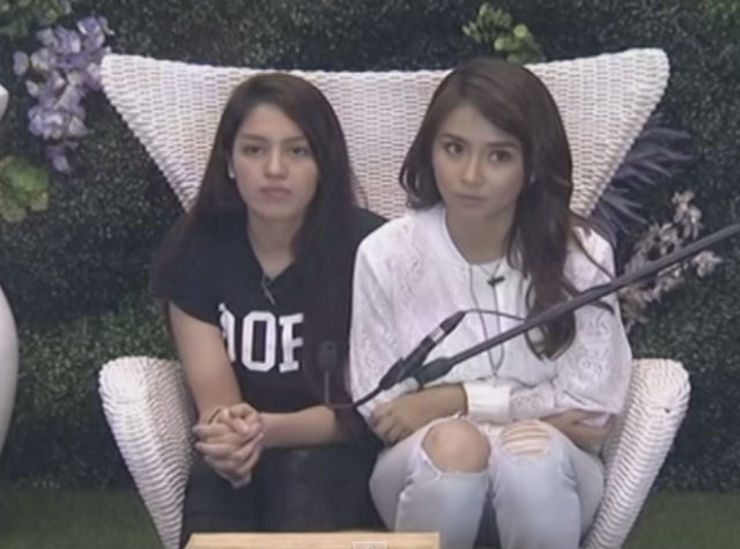 JANE AND KATHRYN. Jane apologized to Kathryn after the 'no comment' issue. Screengrab from YouTube