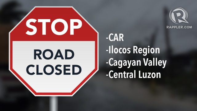 #RoadAlert: 42 roads closed due to Typhoon Lawin as of October 21