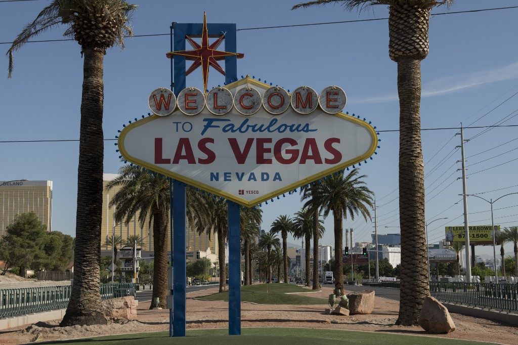 Empty Las Vegas Strip counts losses as locals venture out