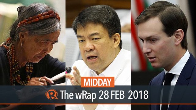 Pimentel on Communist Party of China, Whang-Od as Living Treasure, Kushner’s top-level access | Midday wRap