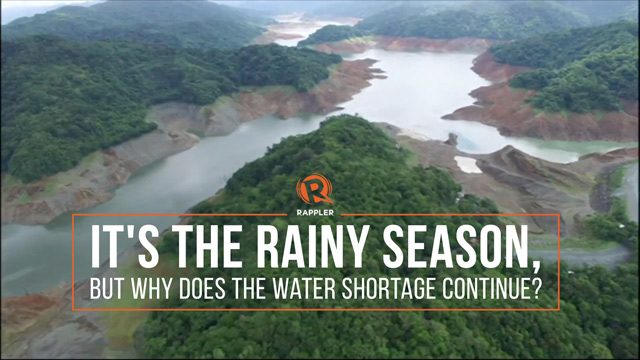 EXPLAINER: It’s the rainy season, but why does the water shortage continue?
