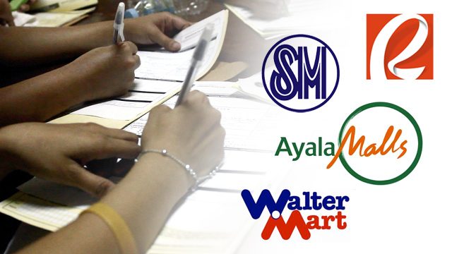 Malls open voters’ registration booths