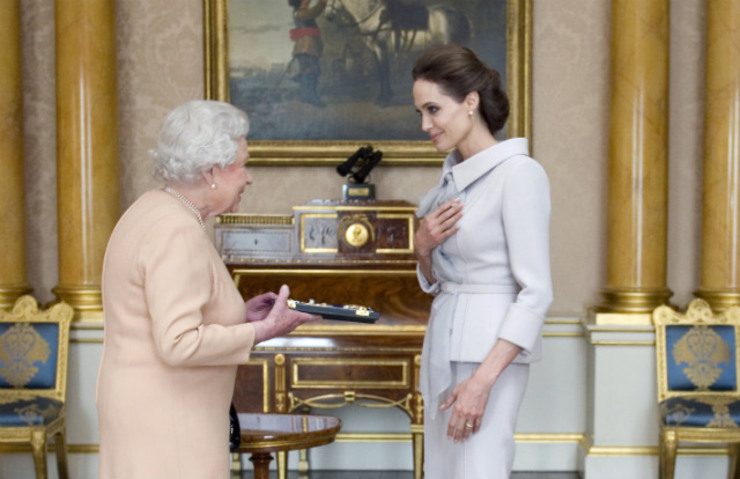 British queen makes actress Angelina Jolie a dame