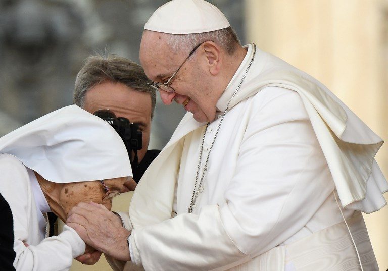 Pope resisted ring-kissing for fear of spreading germs