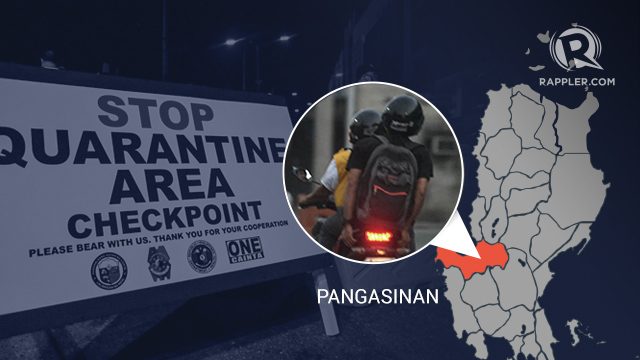 Father and son headed to work arrested for backriding in Pangasinan