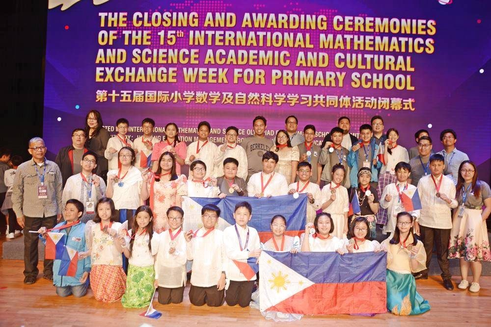 Pinoy kids bag 32 medals at math-science olympiad in China