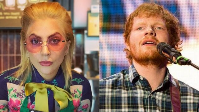 Lady Gaga menunjukkan dukungannya pada Ed Sheeran