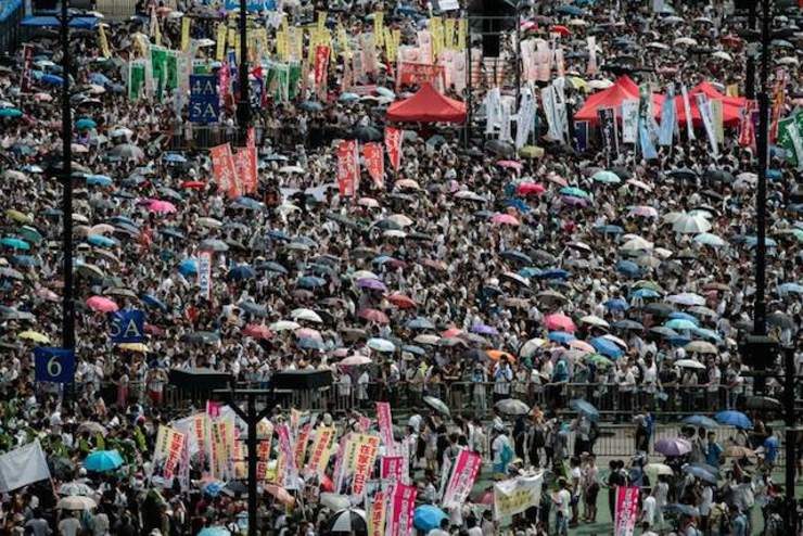 Thousands gather for Hong Kong pro-democracy march