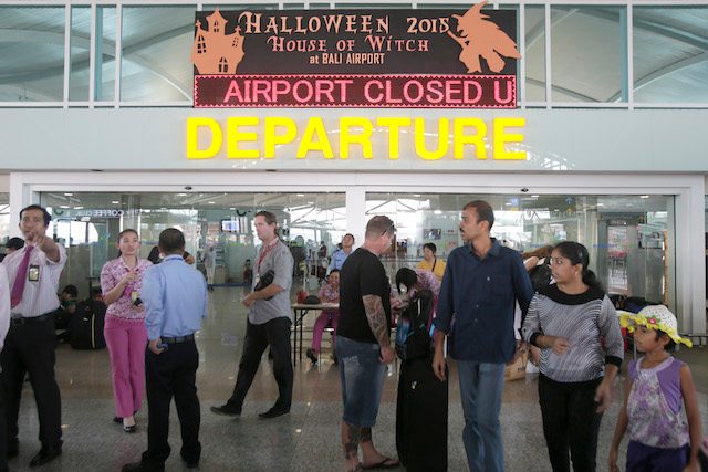 Daftar penerbangan yang dibatalkan dari dan ke Bandara Ngurah Rai, Bali