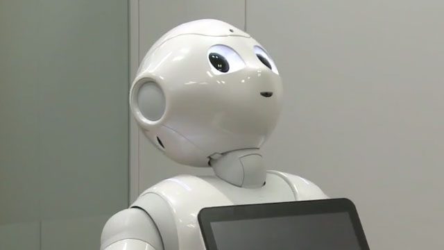‘Take your clothes off, be like me!’ says wise-cracking robot