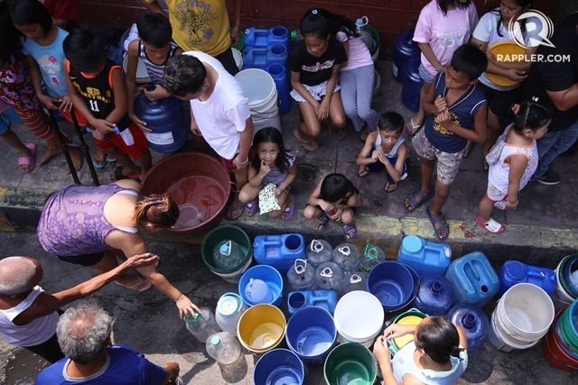 How does Duterte intend to solve the water crisis?