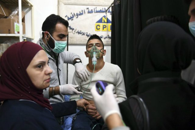 Around 100 Syrians struggle to breathe after ‘toxic’ attack