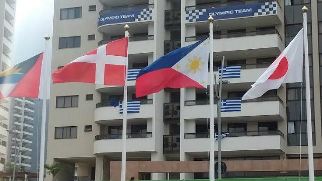 LOOK: Philippine flag flies high at Olympic Village
