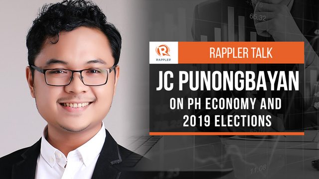 Rappler Talk: JC Punongbayan on PH economy and 2019 elections
