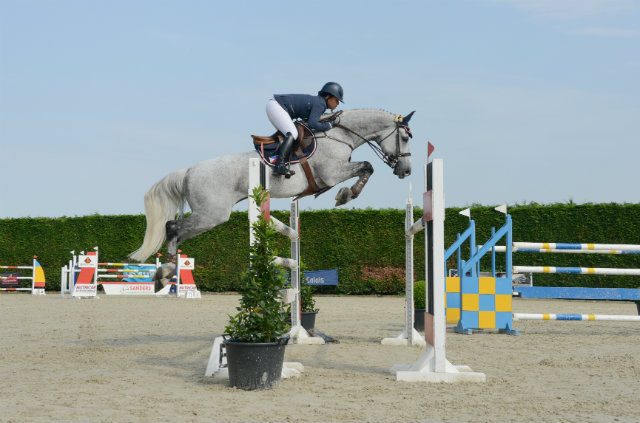 SHOW JUMPING. Joker Arroyo, seen here on her horse, will also compete for the Philippines in show jumping. Photo courtesy of Joker Arroyo and EAP 
