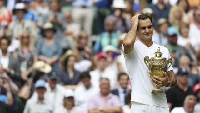 ‘It’s magical’: Federer sheds tears of joy after Wimbledon triumph