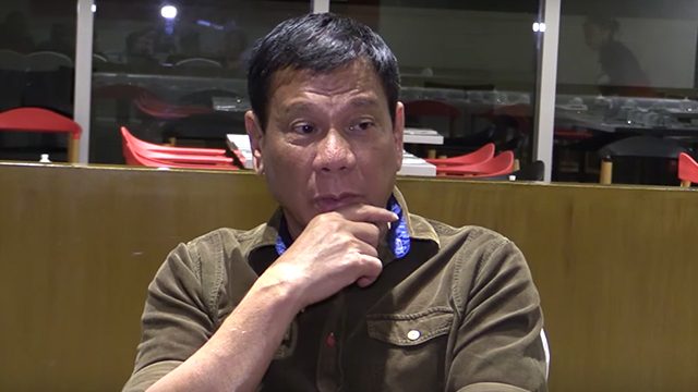 Duterte: Why wouldn’t you cooperate? What would you get?