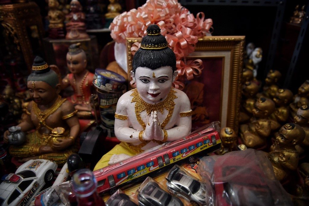 Thailand’s ‘Golden Son’ dolls bring believers luck and protection