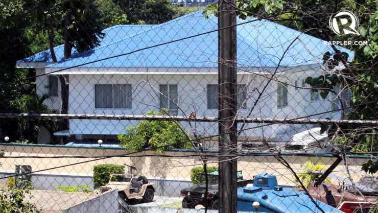 'WHITE HOUSE.' The controversial new house inside Camp Crame. File photo by Ben Nabong/Rappler