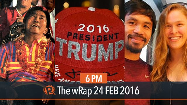 Marcos Swiss deposits, Rousey on Pacquiao, Donald Trump | 6PM wRap