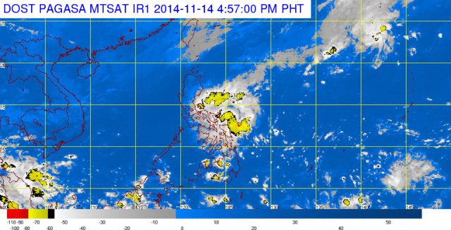 Moderate rains for Bicol, E. Visayas on Saturday