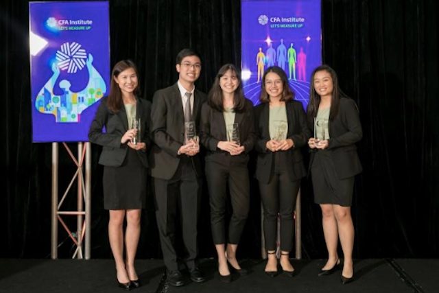 Ateneo team tops Asia Pacific Regionals of 2019 CFA Institute Research Challenge