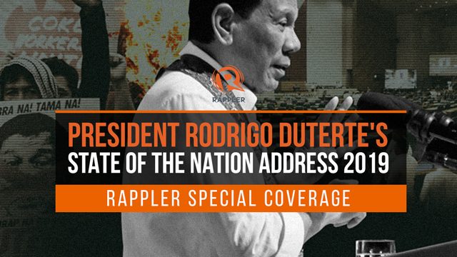 LIVE: President Rodrigo Duterte’s 2019 State of the Nation Address